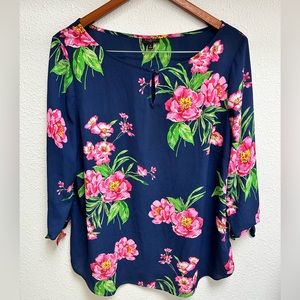 Flower Pattern Blouse